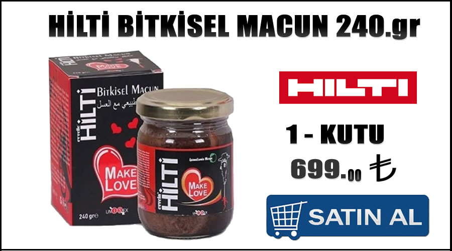 Hilti bitkisel macun 240 gr cinsel sağlık takviyesi