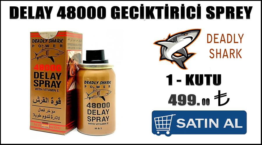 Delay 48000 geciktirici sprey Erken boşalma tedavisi