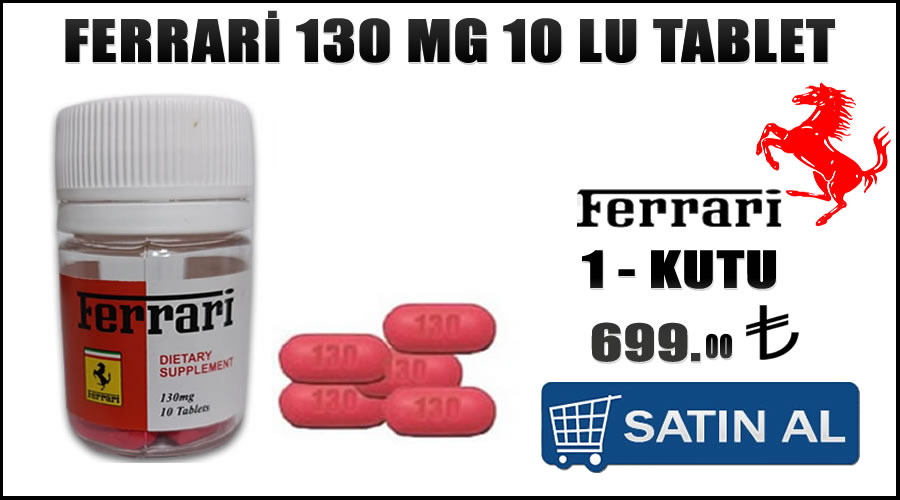 Ferrari 130 mg 10 lu hapı eczane fiyatı