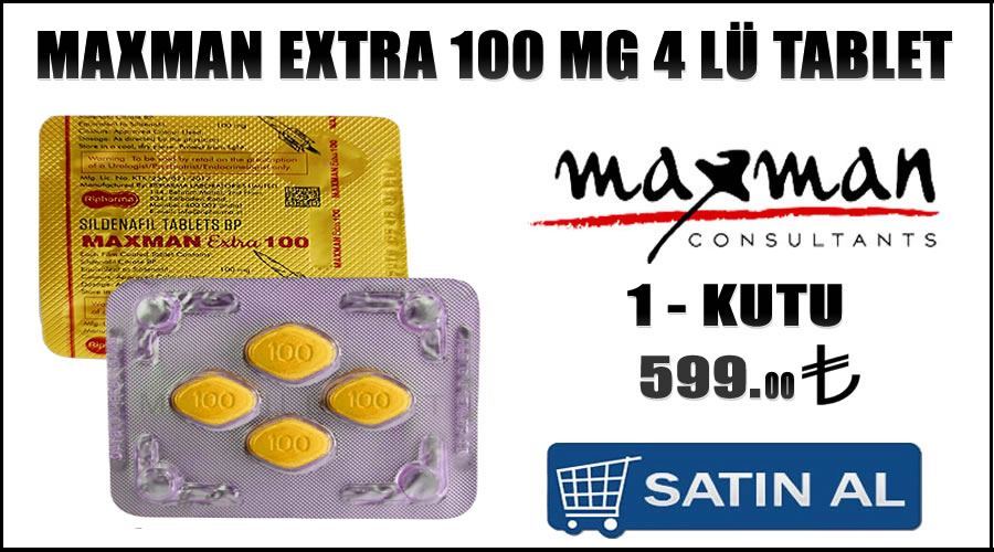 Maxman extra 100mg 4 lü tablet performans farkları 