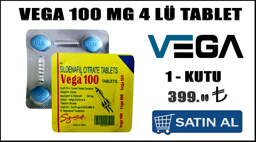 Vega 100mg 4 lü tablet tedavi hapları satın al